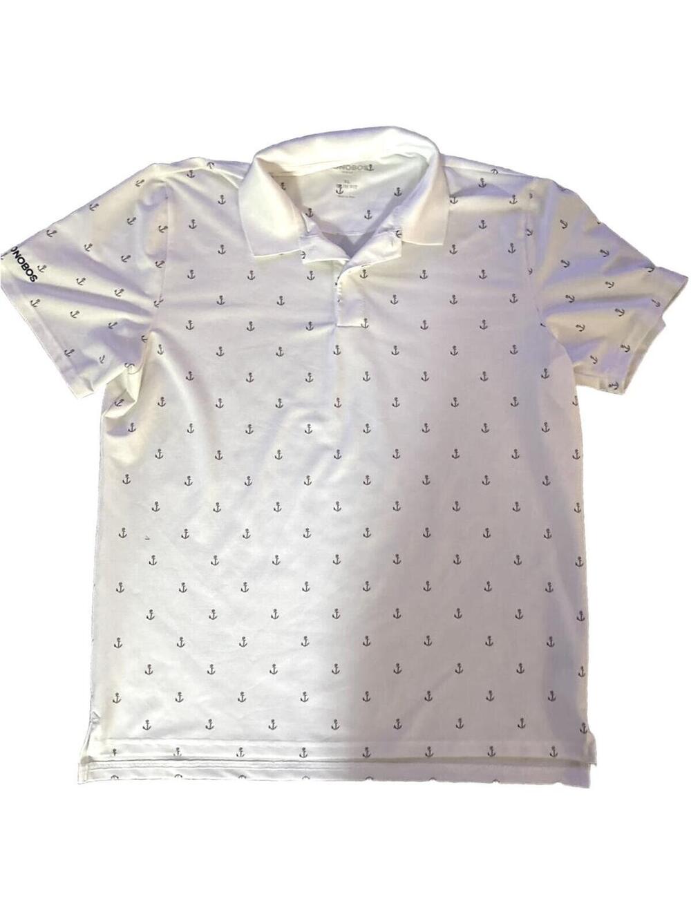 Bonobos Golf Performance Polo Anchor Design- XL
